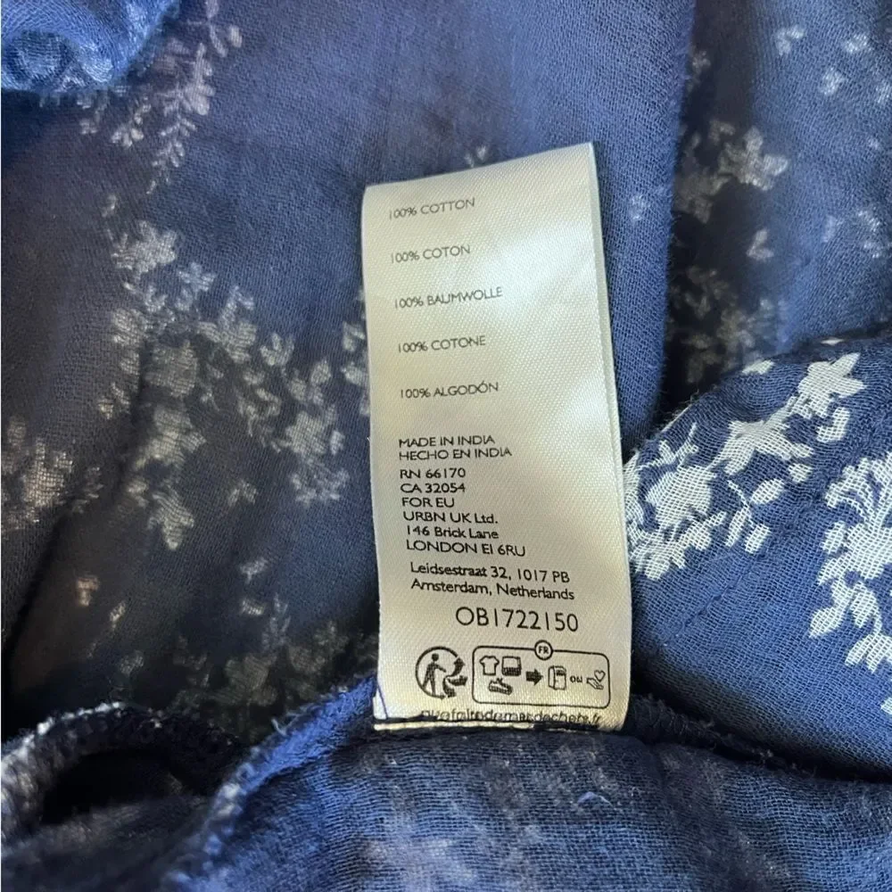Free People Belezza Printed Babydoll Dress Small - Picture 7 of 10